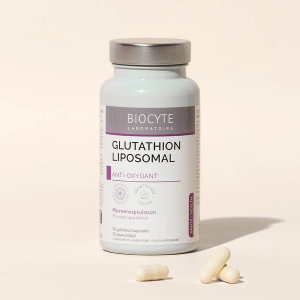 glutathion pour la peau Glutathion Liposomal Biocyte 30 Gélules - Antioxydant Détox
