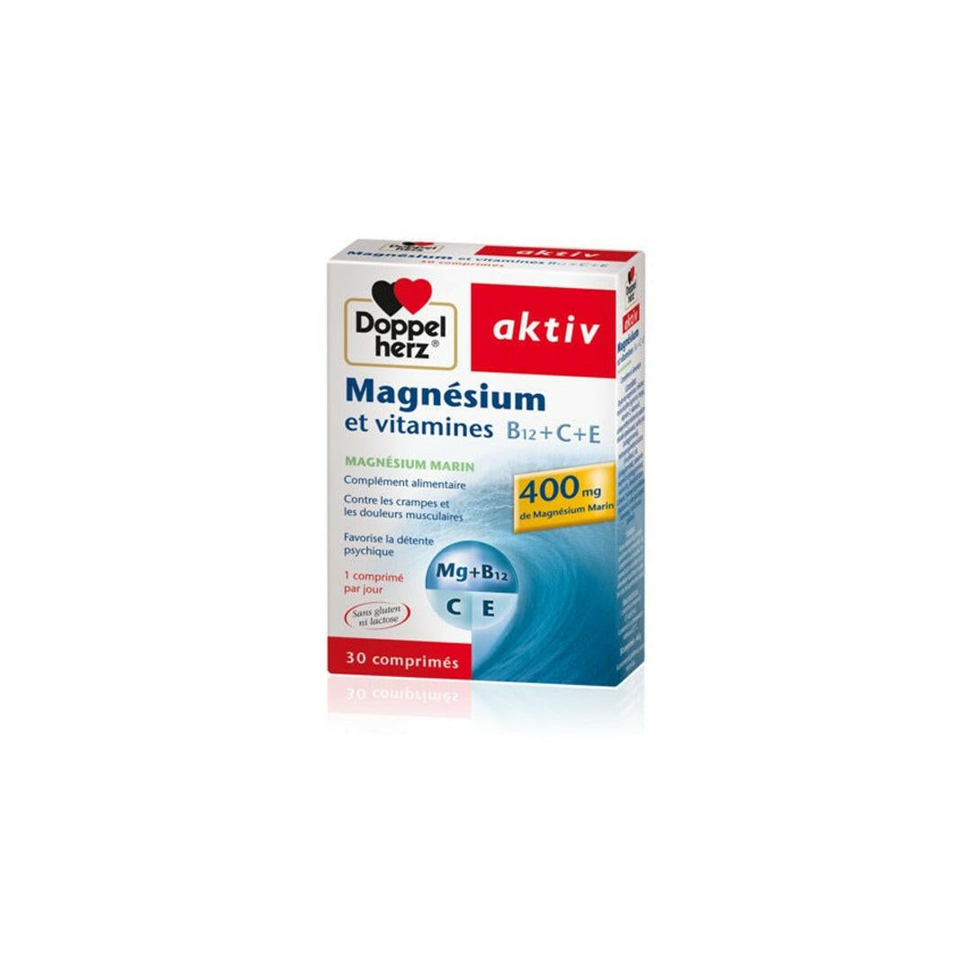 AKTIV MAGNESIUM VITAMINES C+E 30 COMPRIMES.