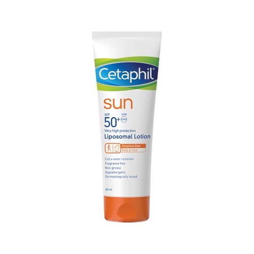 CETAPHIL SUN FACE FLUID TEINTE LIGHT MEDIUM SPF50+, 50ML.