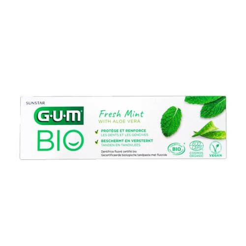 GUM BIO DENTIFRICE FRESH MINT WITH ALOE VERA 75ML.
