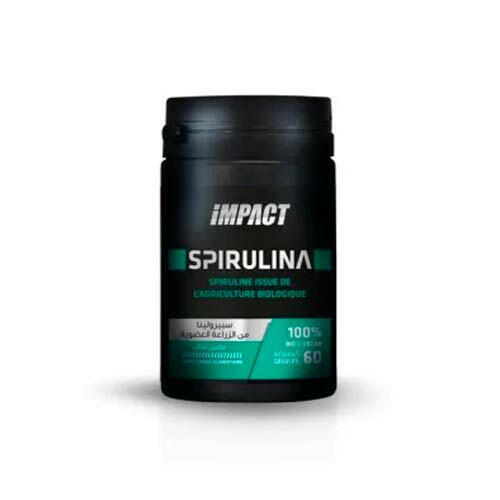 IMPACT SPIRULINA BIO 60 GELULES.