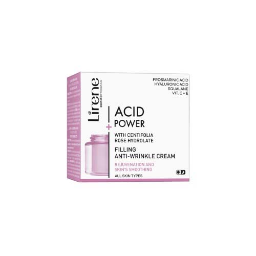 LIRENE ACID POWER FILLING ANTI AGE CREAM 50ML.