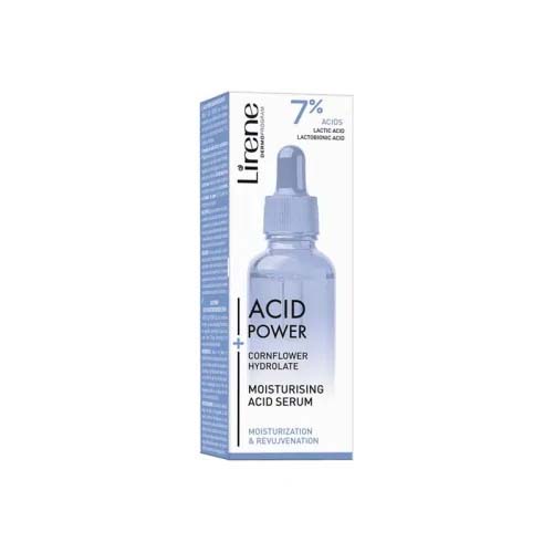 LIRENE ACID POWER SERUM HYDRATANT A l'HYDROLAT DE BLUET 30ML.