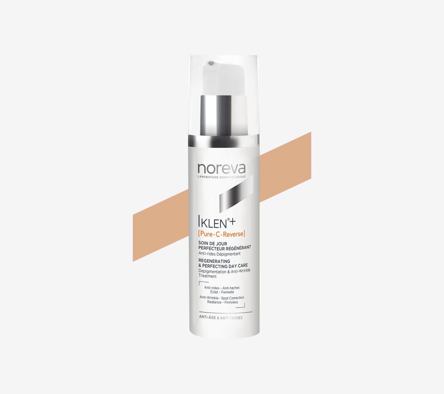NOREVA IKLEN+ PURE C REVERS CREME JOUR ANTI TACHES ET RIDES 40ML.