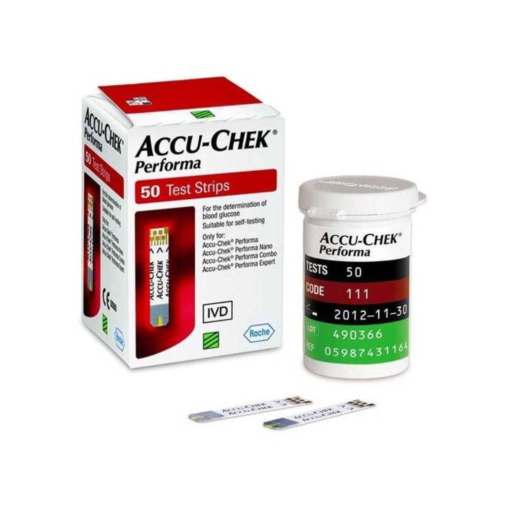 Accu - Chek Performa Bandelettes 50 - Test Glycémie Diabète Précision Maximale - La Grande Para