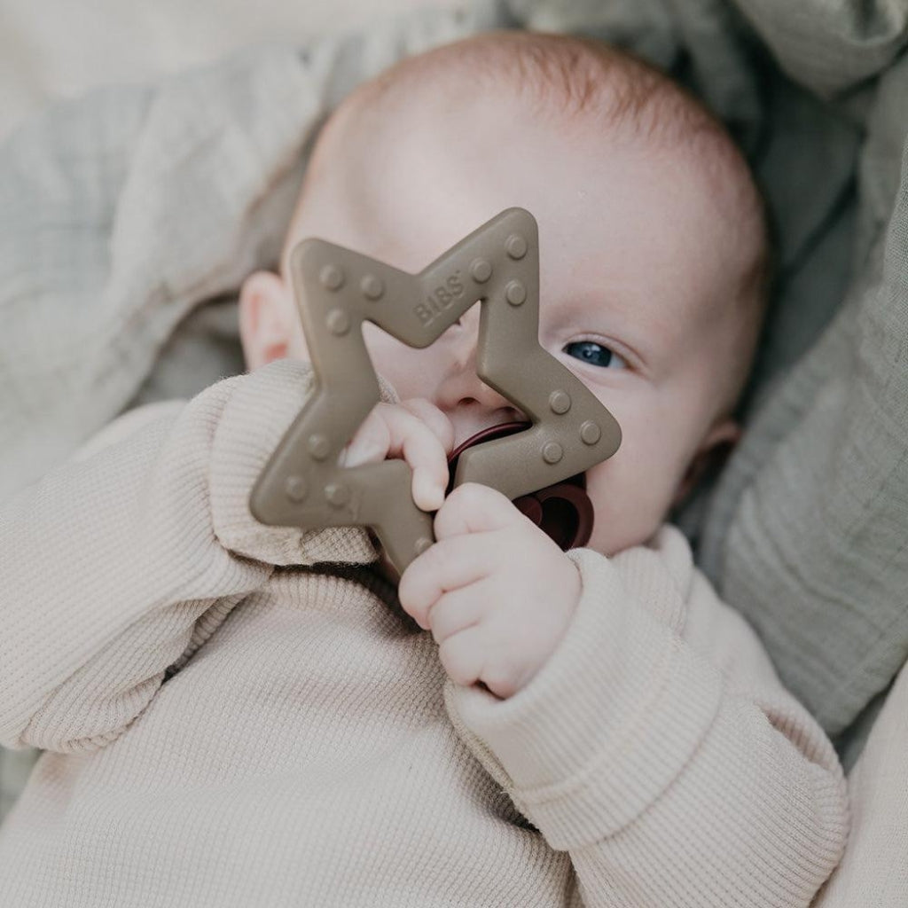 BIBS Baby Bitie Star Blush - Jouet de Dentition Étoile Design Danois 1