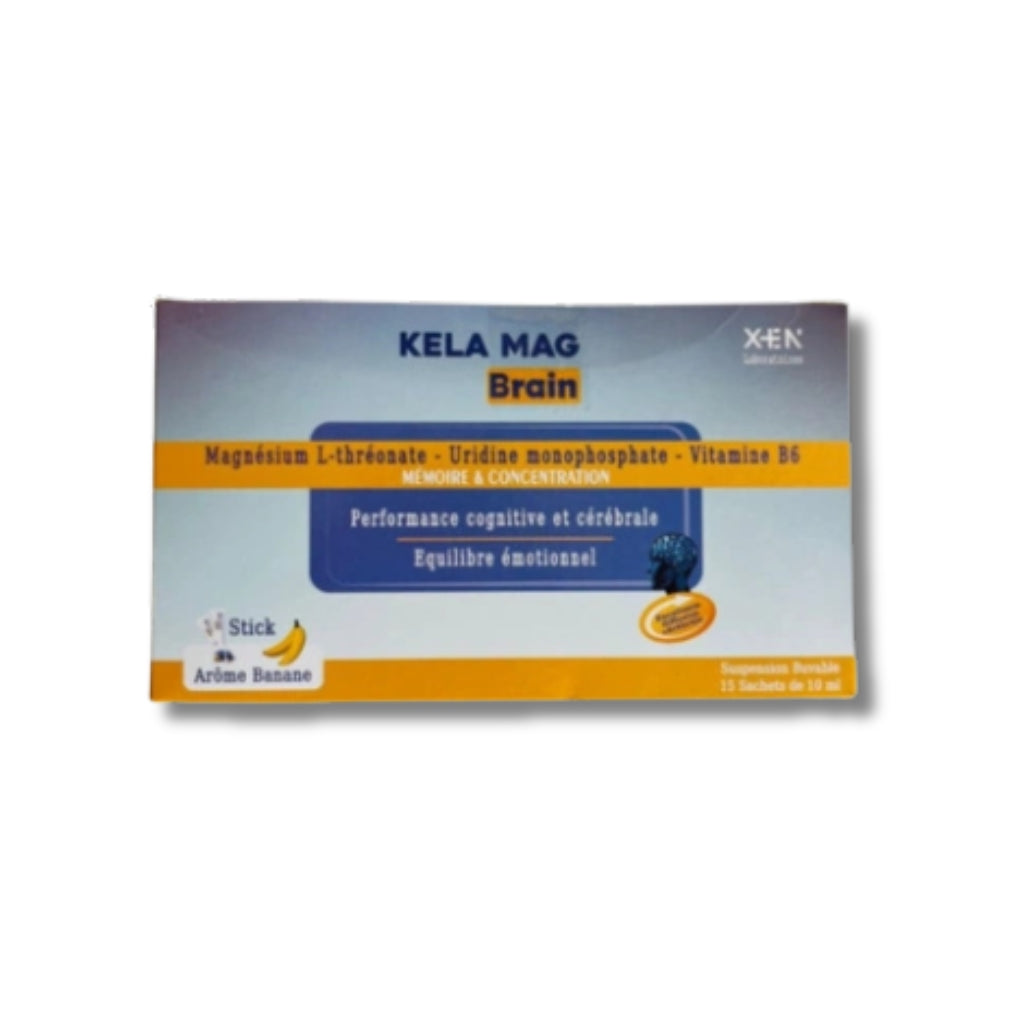 Kela Mag Brain Stick - Magnésium Cerveau | Concentration Mémoire Anti-Stress - 15 Sticks 1