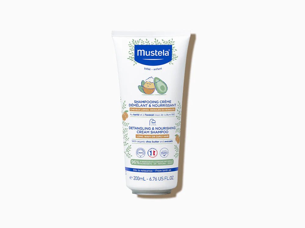 Mustela Shampoing Crème Démêlant & Nourrissant 200ml - Cheveux Bébé Enfant Doux - La Grande Para