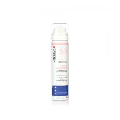 ULTRASUN BRUME DE PROTECTION UV FACE & SCALP SPF50 , 75 ML.