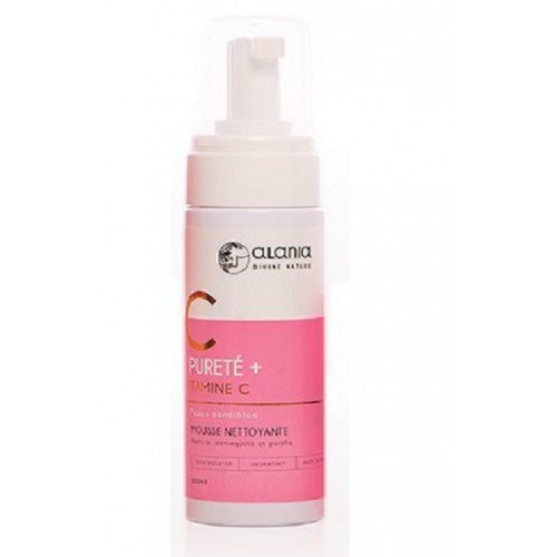 ALANIA PURETE + VITAMINE C MOUSSE NETTOYANTE 150ML.