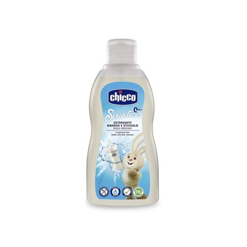 CHICCO SENSITIVE LESSIVE BIBERONS ET VAISSELLE 300ML.