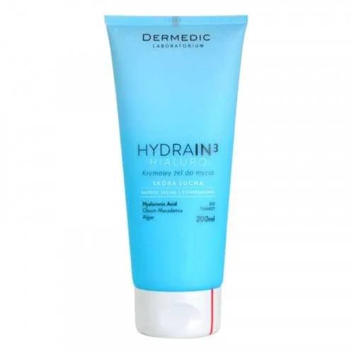 DERMEDIC Hydrain 3 Hialuro - Gel Nettoyant Acide Hyaluronique 200ml 1