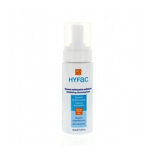 HYFAC MOUSSE NETTOYANTE EXFOLIANTE 150ML.