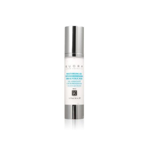 KUORA GEL HYDRATANT AUX BIOMEMBRANES ET A L'ACIDE GLYCOLIQUE SPF10 50ML.