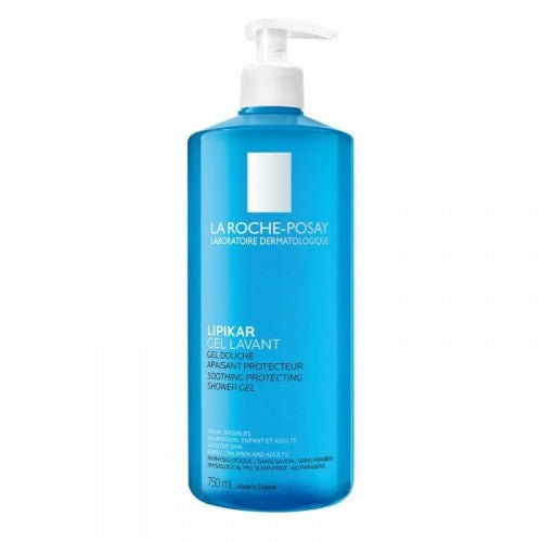 LA ROCHE POSAY LIPIKAR GEL LAVANT , GEL DOUCHE APAISANT PROTECTEUR 750 ml.