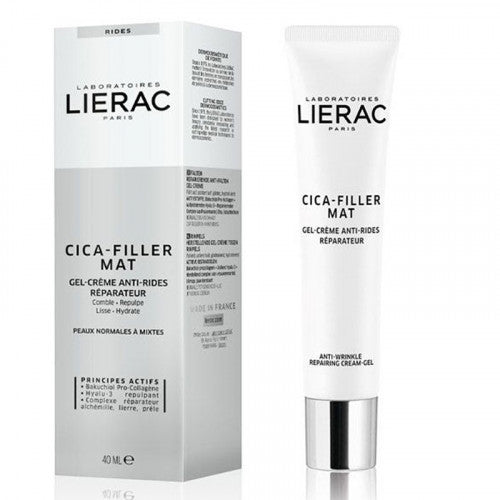 LIERAC CICA-FILLER GEL-CREME MAT ANTI-RIDES REPARATEUR 40ML.