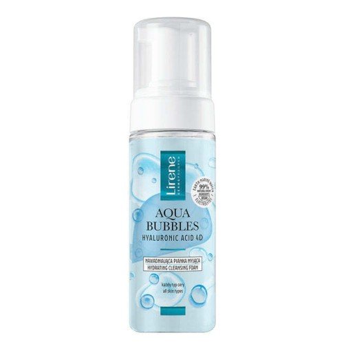 LIRENE AQUA BUBBLES MOUSSE NETTOYANTE,150ML.