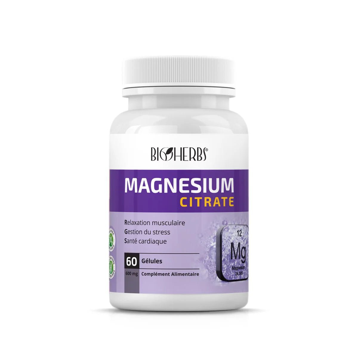 BIOHERBS Magnésium citrate.