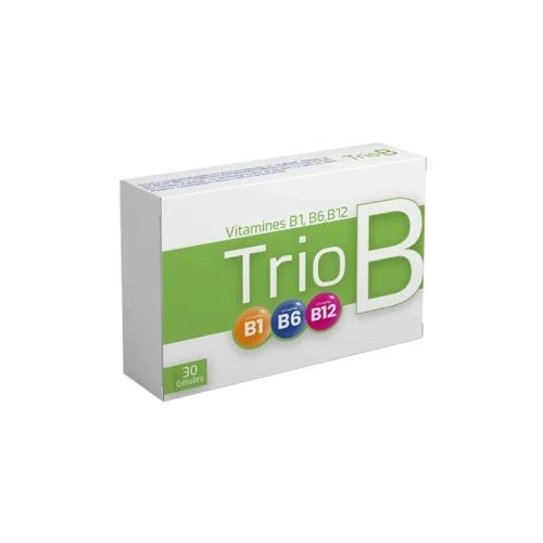 XEN TRIO B VITAMINES B1 B6 B12 30 GELULES.