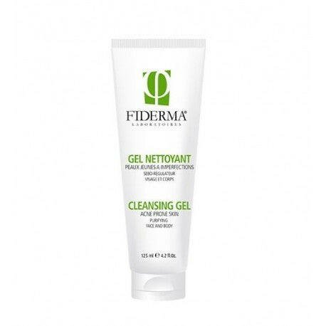 FIDERMA Gel nettoyant purifiant peaux grasses, 200ml.