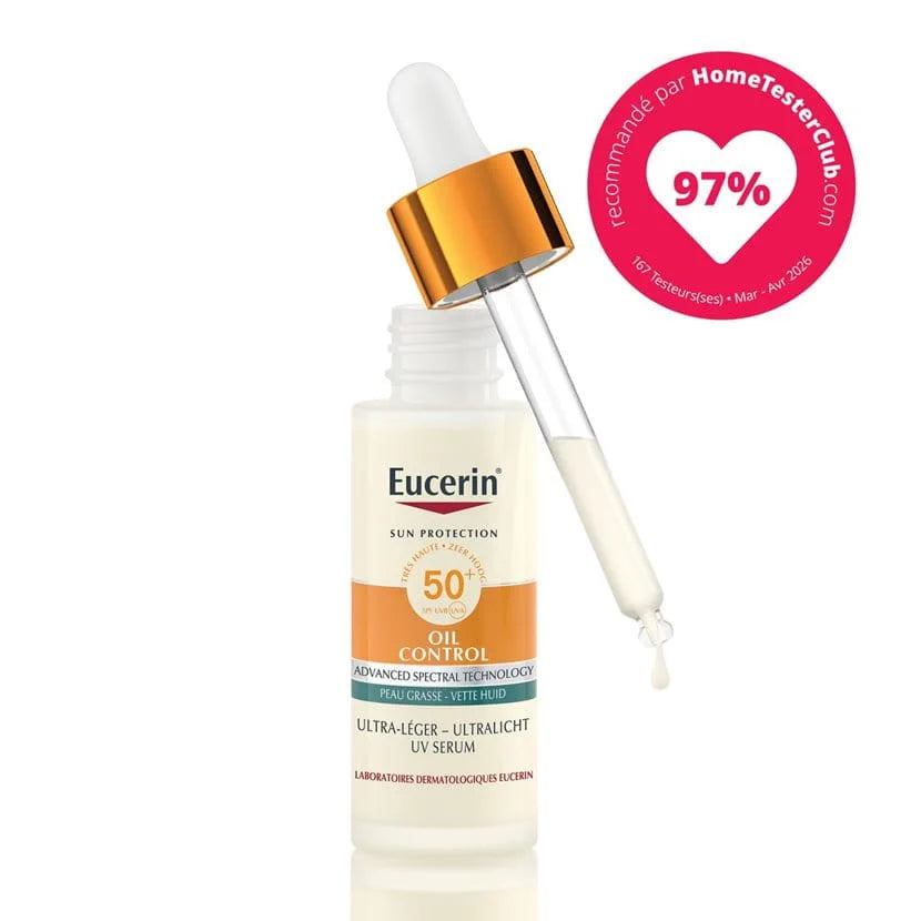 Eucerin Sérum Oil Control UV  SPF 50+ – Ultra-Léger Matifiant 1