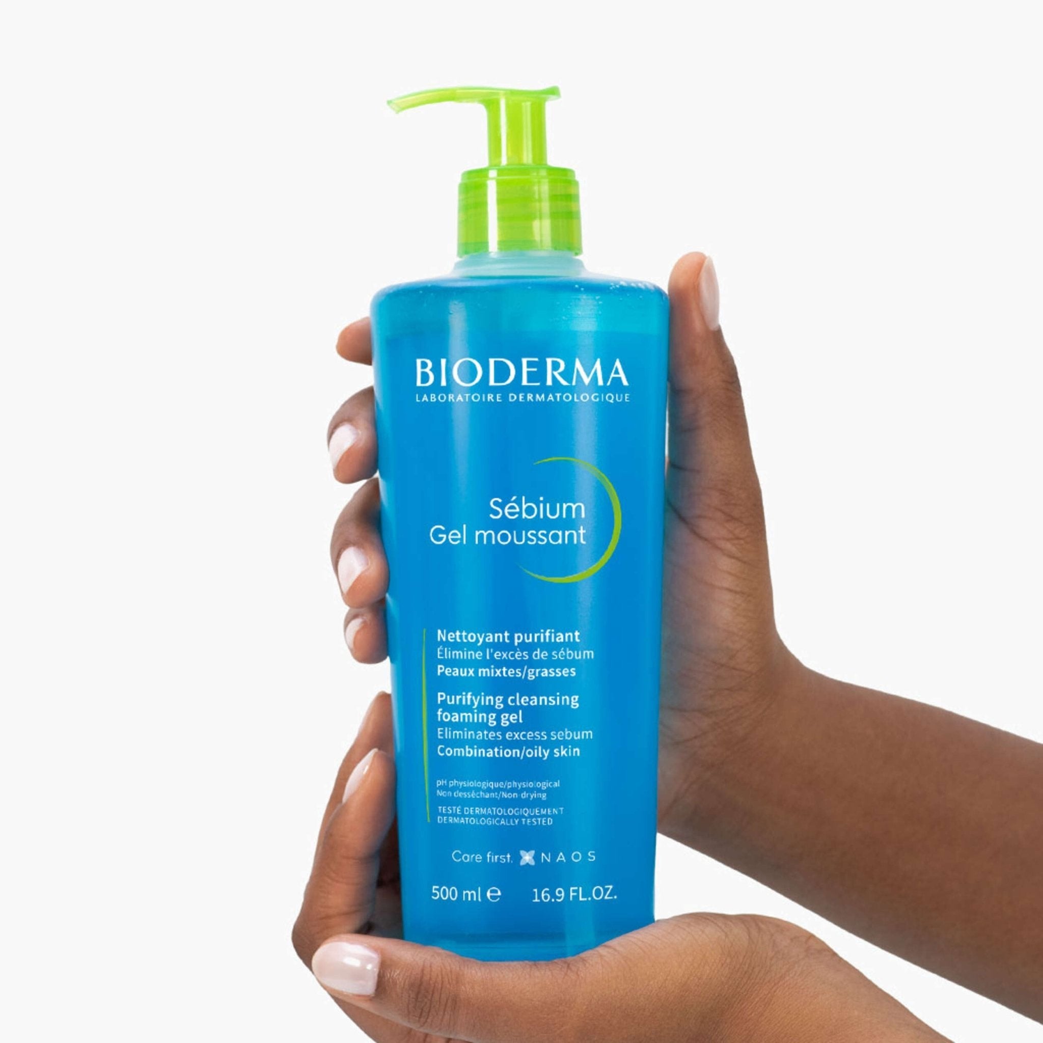 BIODERMA SEBIUM GEL MOUSSANT PURIFIANT POMPE 500ML