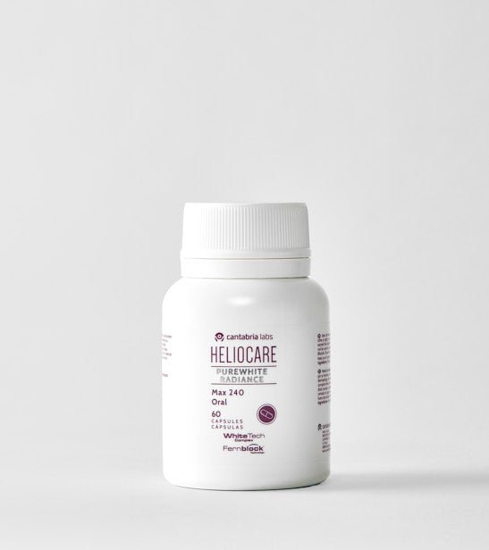 Heliocare Pure White Radiance 60 Capsules - Fernblock® Anti - Taches Éclaircissant | Teint Unifié Lumineux - La Grande Para