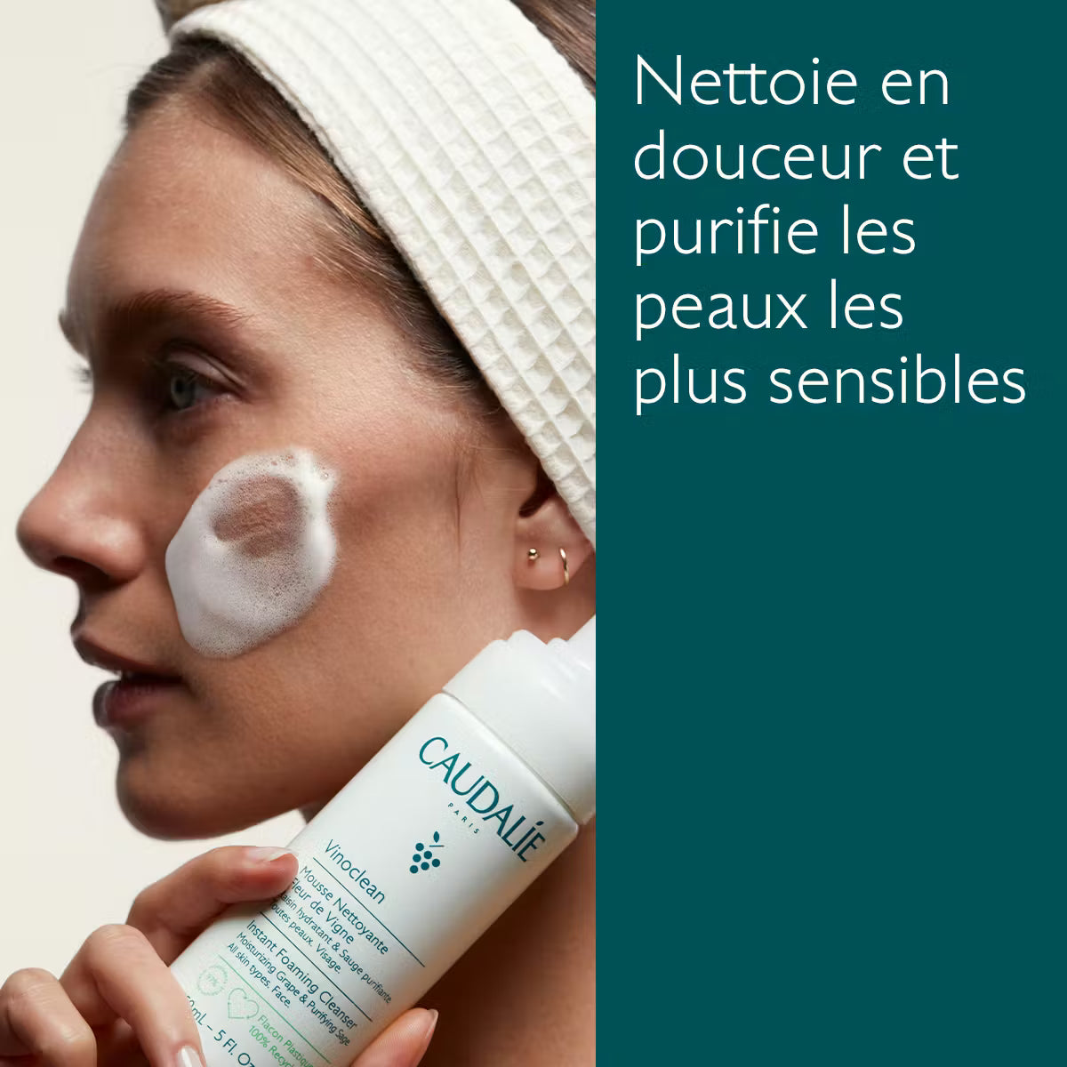 Caudalie Vinoclean Mousse Nettoyante Fleur de Vigne 150ml