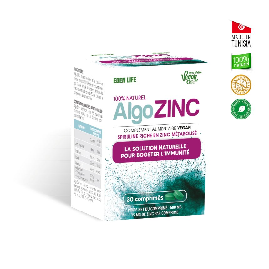 ALGOZINC comprimes 30.