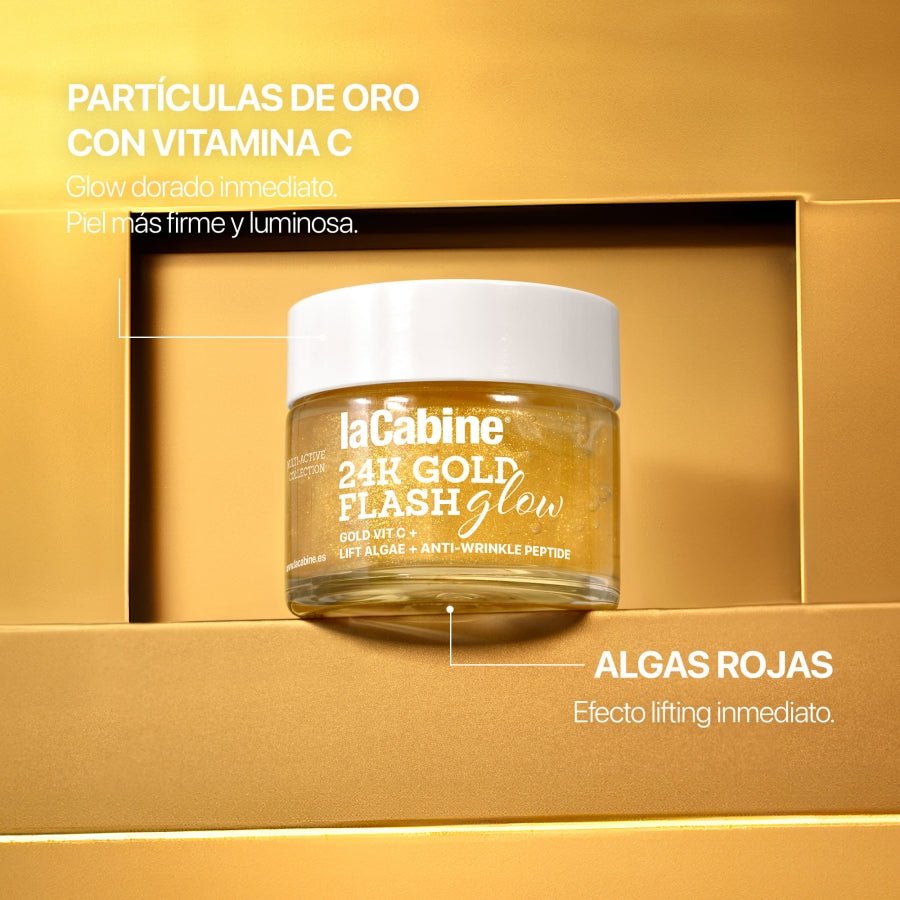 LaCabine Gel 24K Gold Flash Glow 50ml - Éclat Or & Liftant Immédiat - La Grande Para