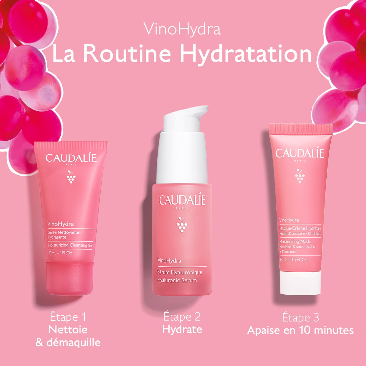 CAUDALIE VinoHydra Coffret La Routine Hydratation - La Grande Para