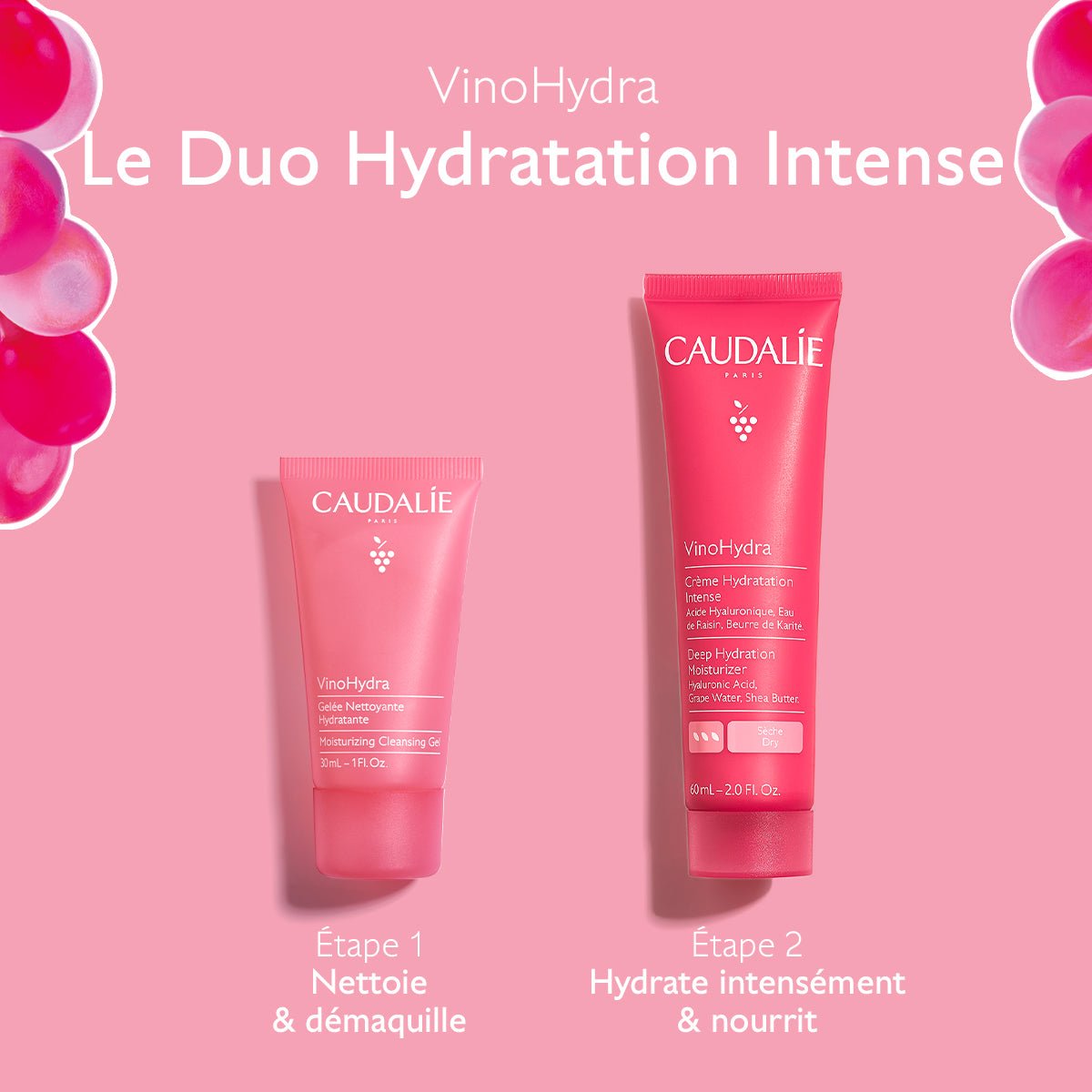 Caudalie VinoHydra Duo Hydratation Intense - La Grande Para