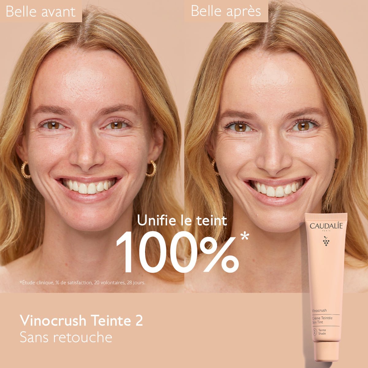 Caudalie Vinocrush Crème Teintée Teinte 2 30ml - La Grande Para