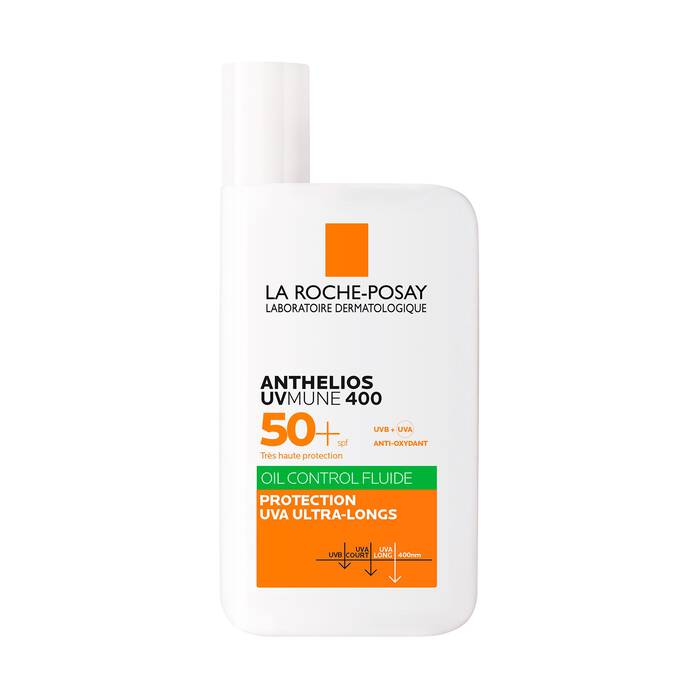 ANTHELIOS FLUIDE OIL CONTROL UVMUNE 400 AVEC PARFUM SPF50+.