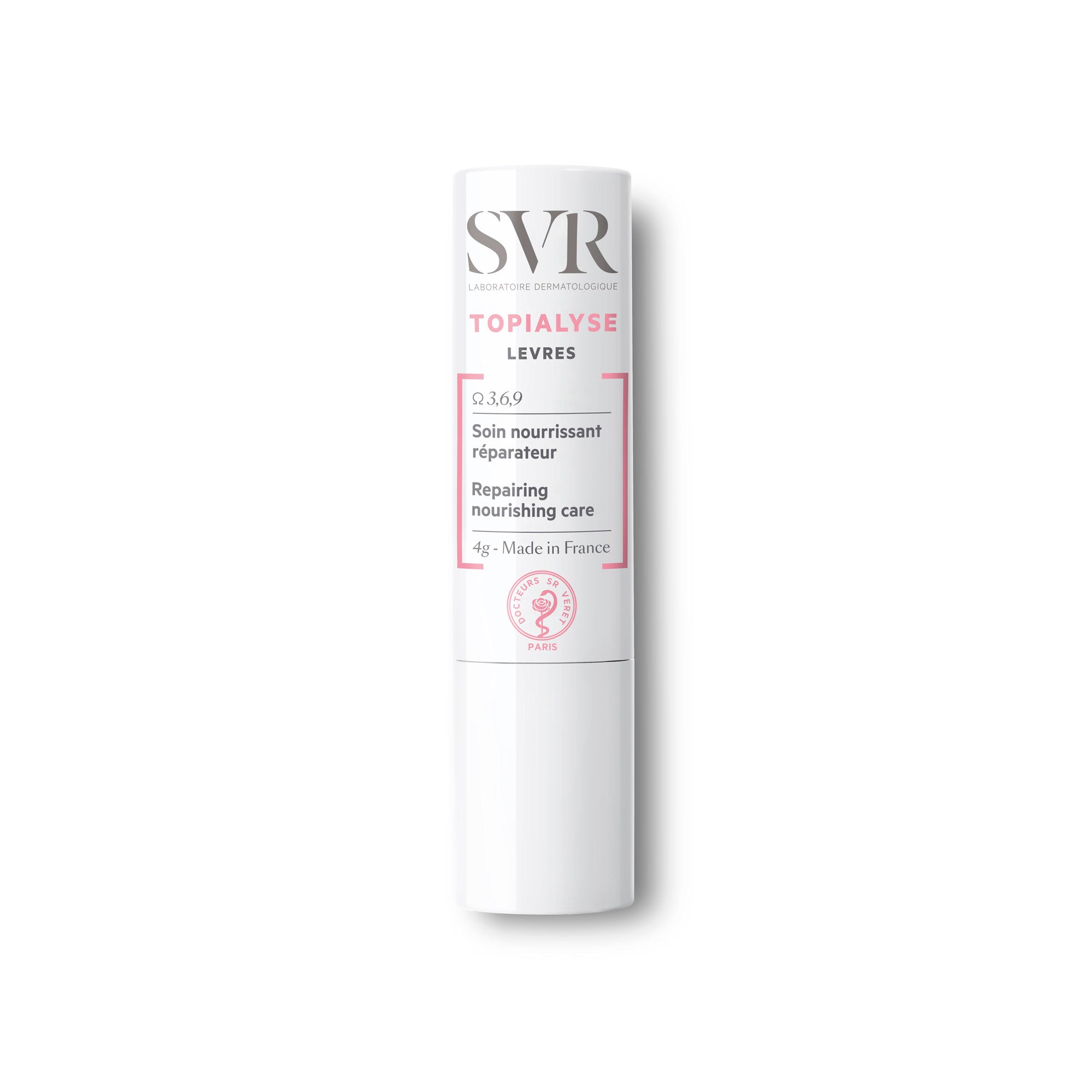 SVR Topialyse Stick Lèvres Végétale 4g - Baume Réparateur Naturel