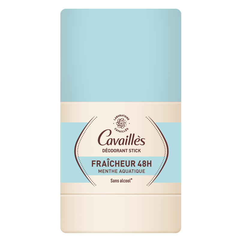 Rogé Cavaillès Déodorant Stick Menthe Aquatique 48H – stick bleu ciel sans alcool