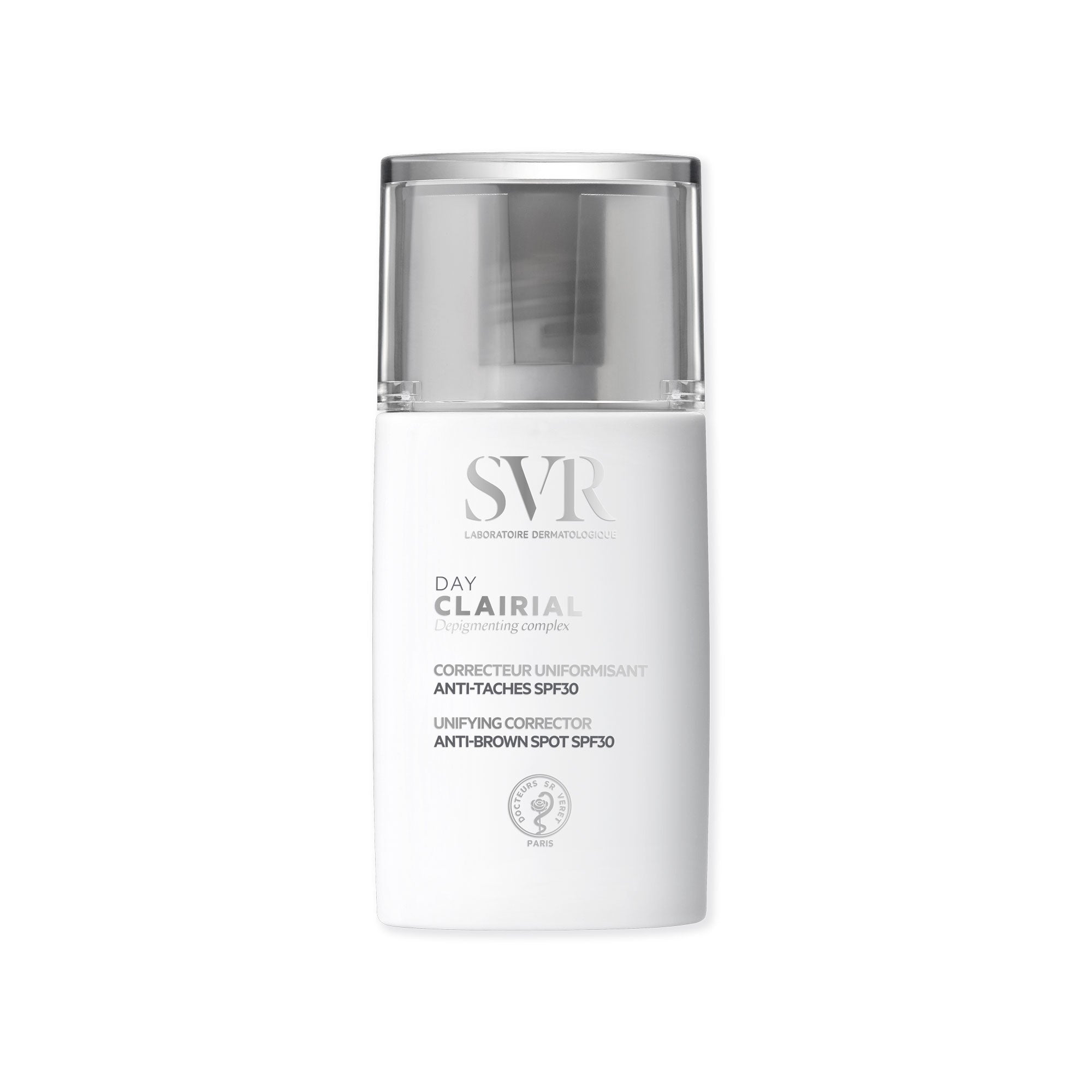 SVR CLAIRIAL DAY CORRECTEUR UNIFORMISANT ANTI-TACHES SPF 30 , 30 ML