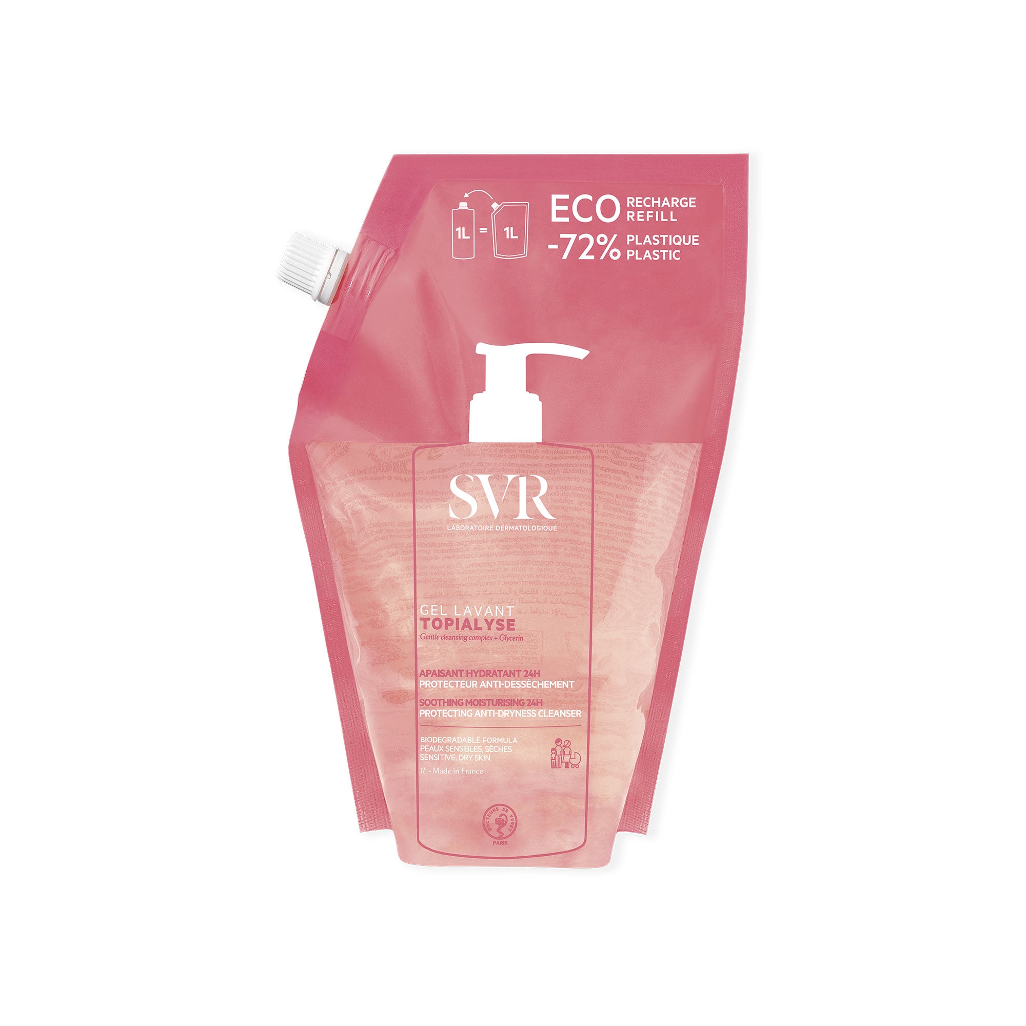 SVR TOPIALYSE GEL LAVANT RECHARGE 1L