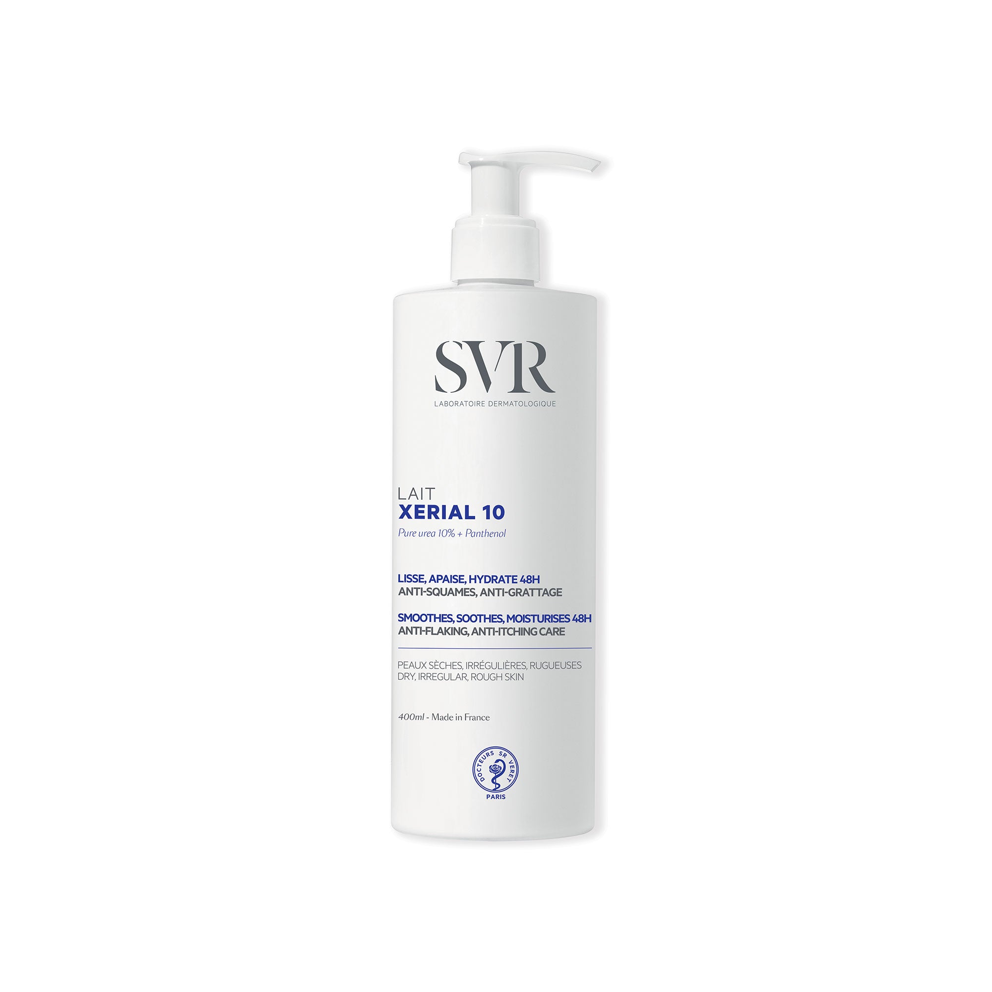 SVR XERIAL 10 LAIT CORPS ANTI-SQUAMES, 400ML