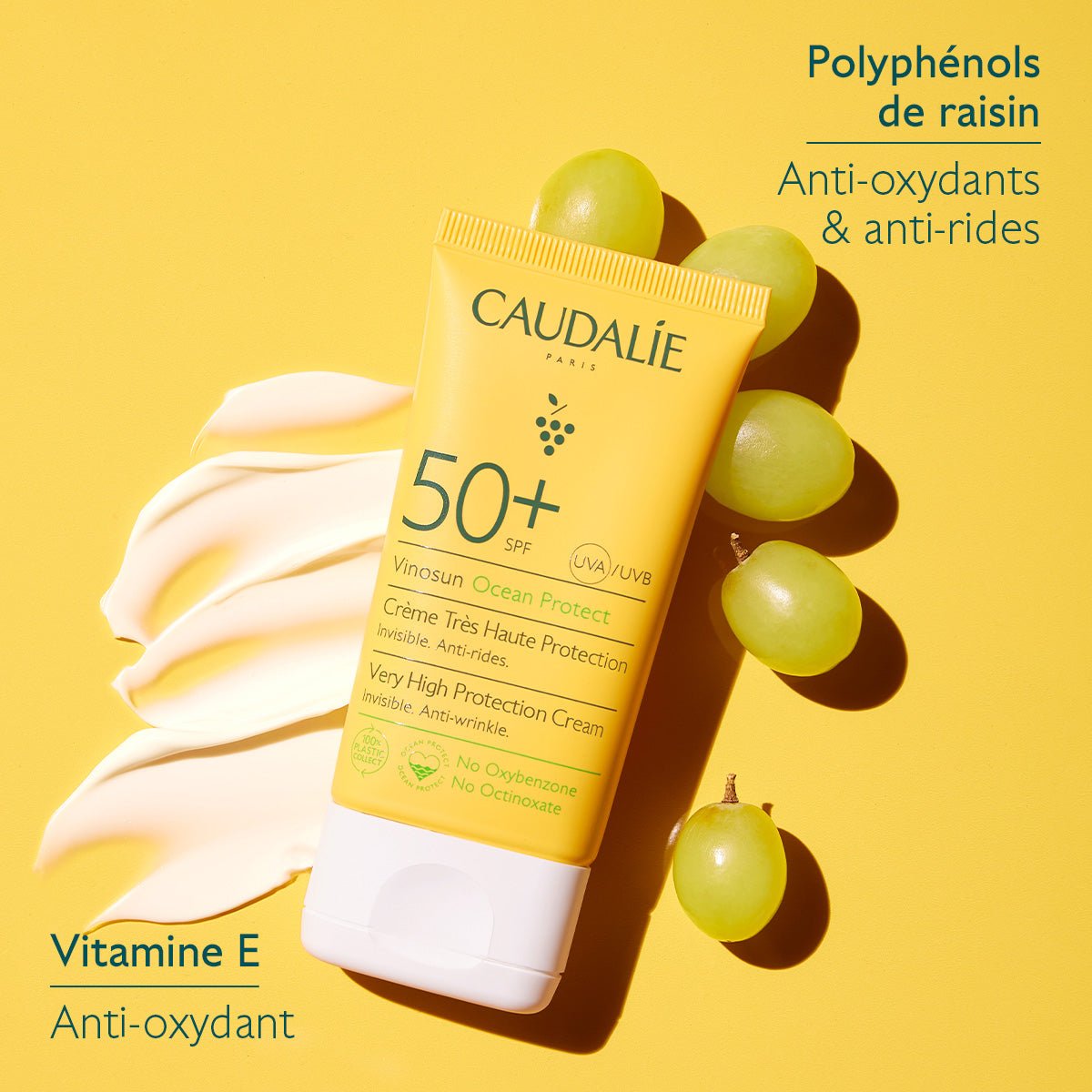 Caudalie Vinosun Protect Crème Haute Protection SPF50+ 50ml - La Grande Para