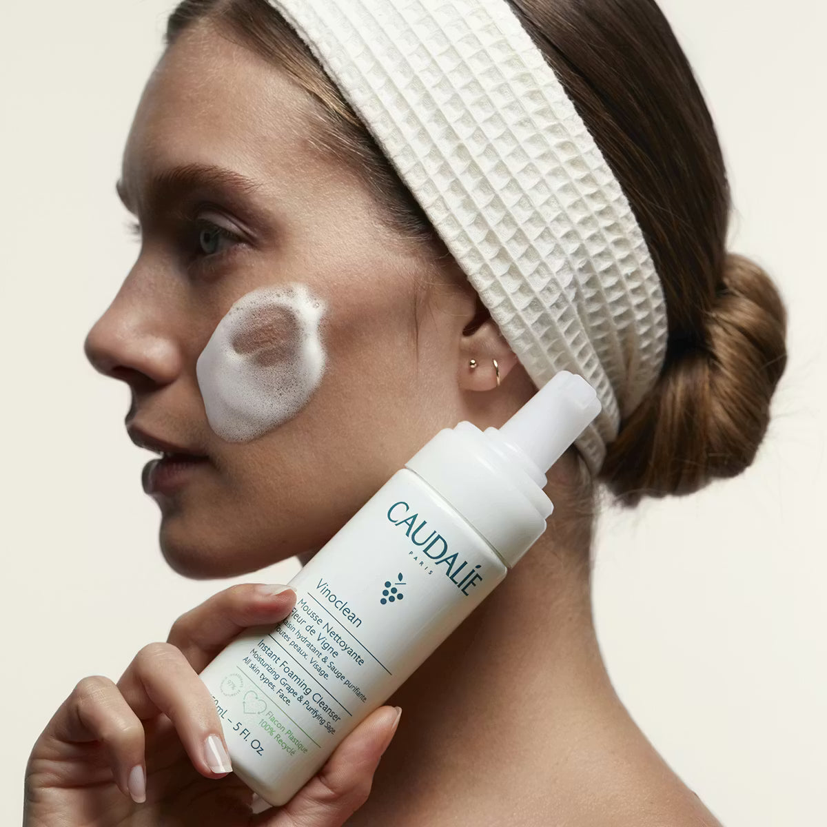 Caudalie Vinoclean Mousse Nettoyante Fleur de Vigne Lot de 2 x 150ml (-50%) 3