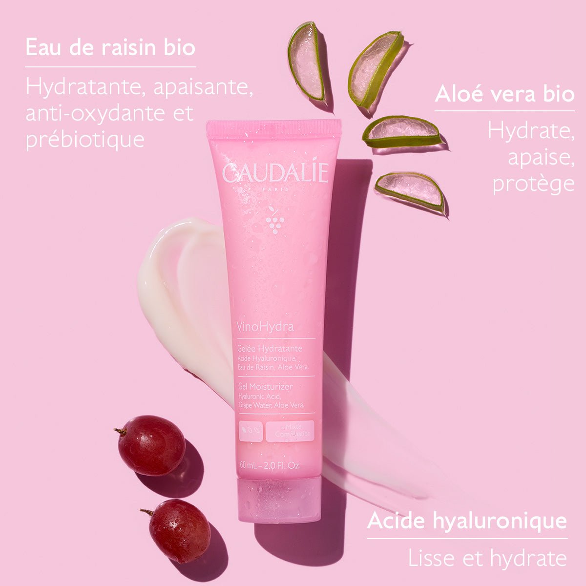 Caudalie VinoHydra Gelée Hydratante 60ml - La Grande Para