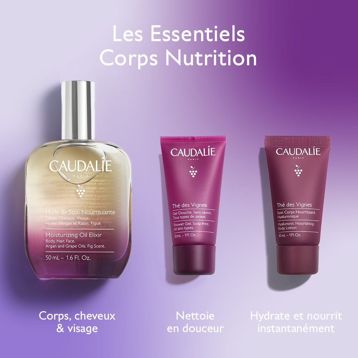 Caudalie Coffret Huile de Soin Nourrissante Figue - La Grande Para