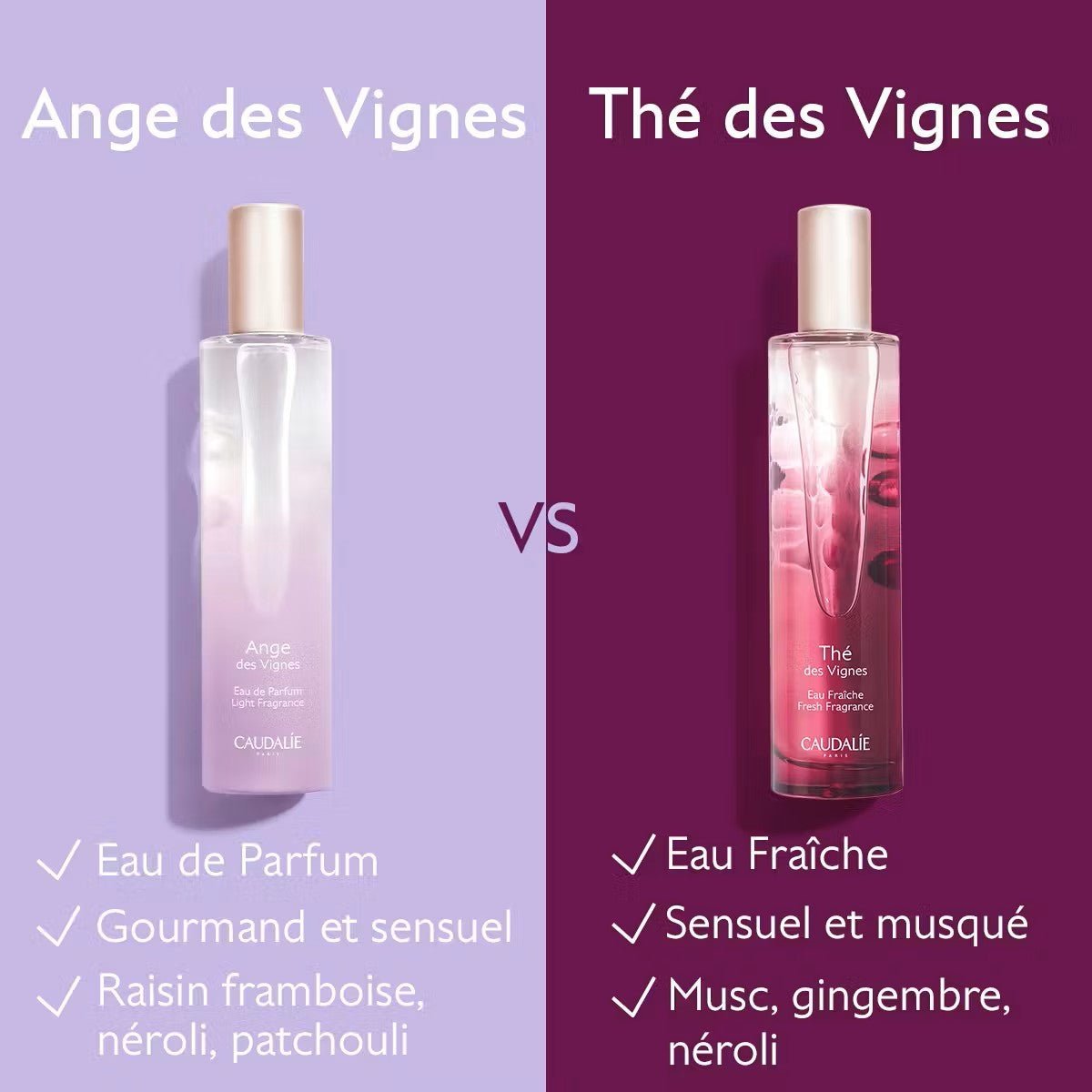 Caudalie Eau de Parfum Ange des Vignes 50ml - La Grande Para