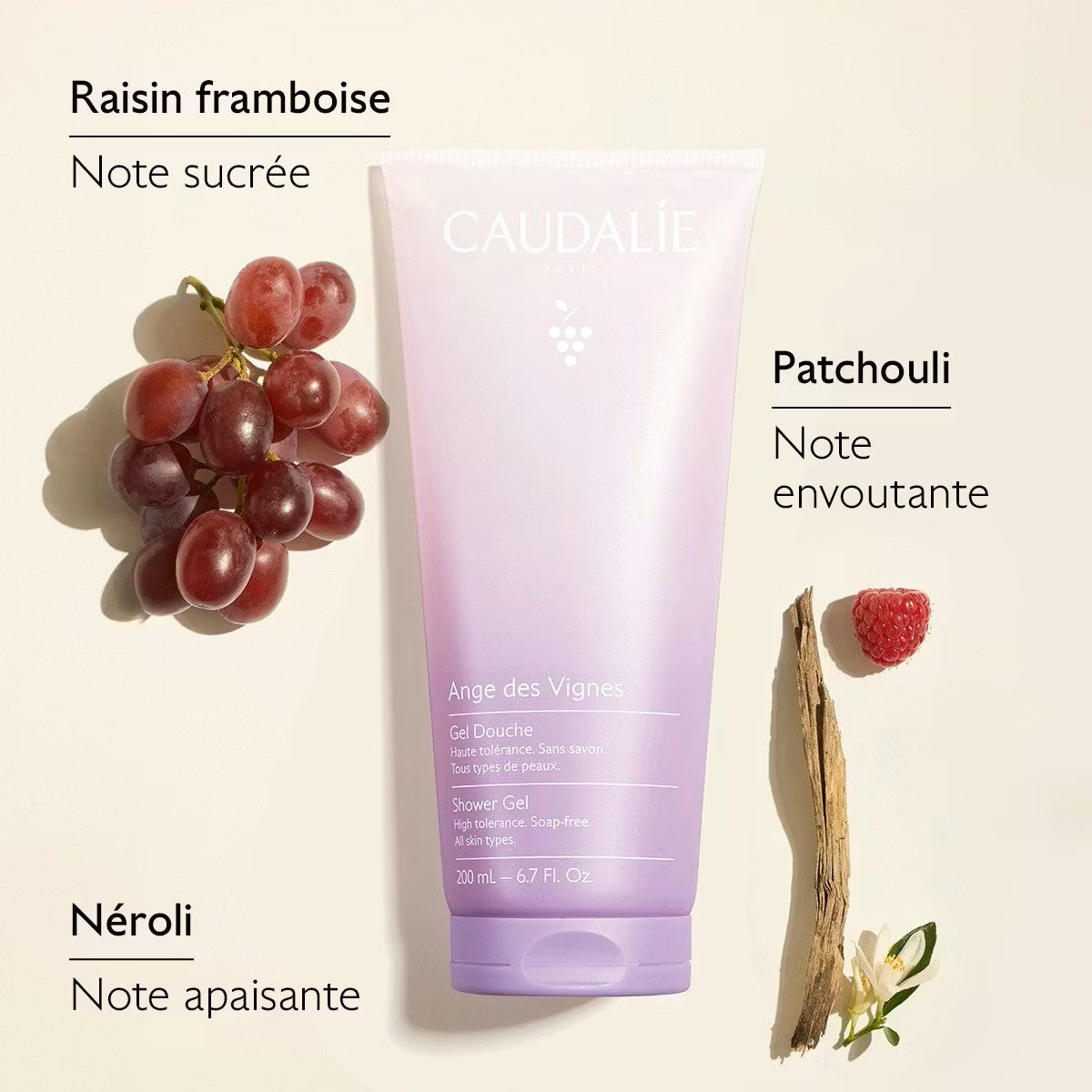Caudalie Gel Douche Ange des Vignes 200ml - La Grande Para