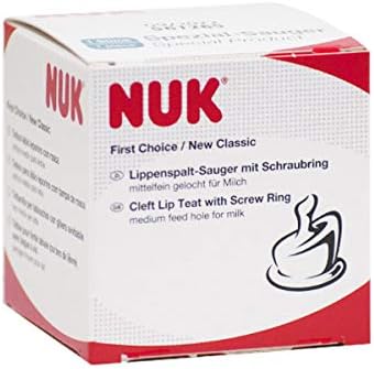 Nuk tétine pour fente labiale.
