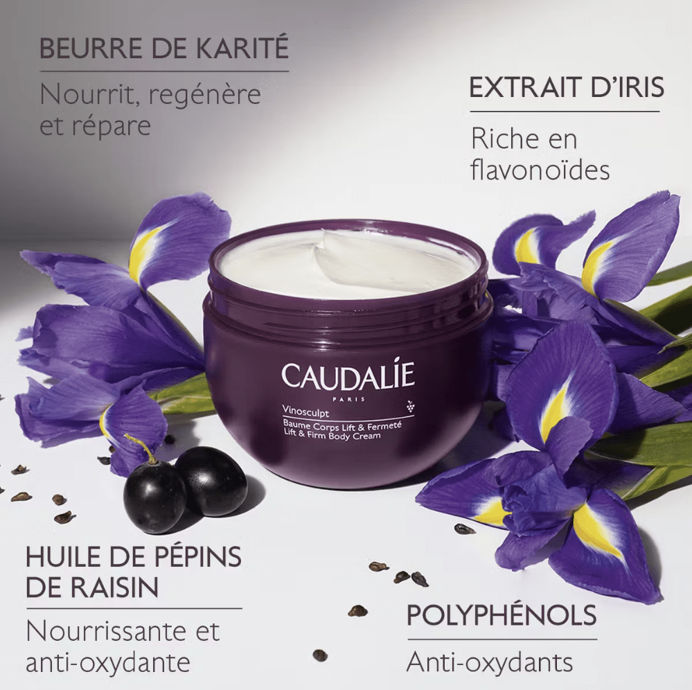 Caudalie Vinosculpt Baume Corps Lift et Fermeté 250ml - La Grande Para