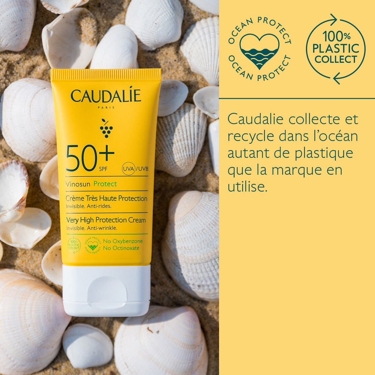 Caudalie Vinosun Protect Crème Haute Protection SPF50+ 50ml - La Grande Para
