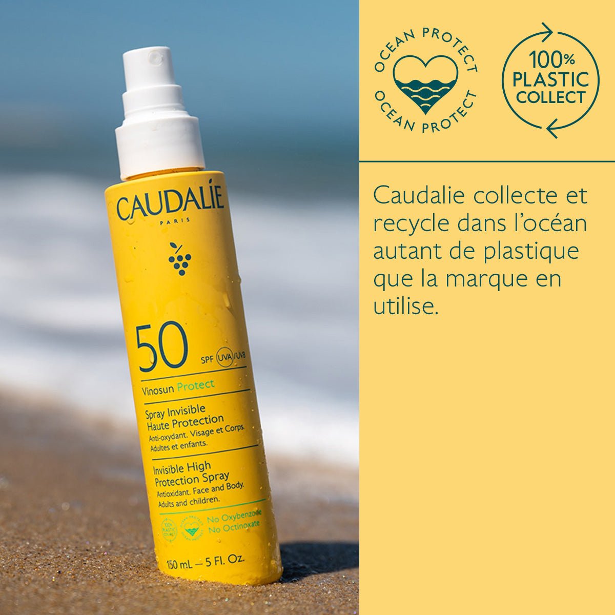 Caudalie Vinosun Protect Spray Invisible Haute Protection SPF50 150ml - La Grande Para