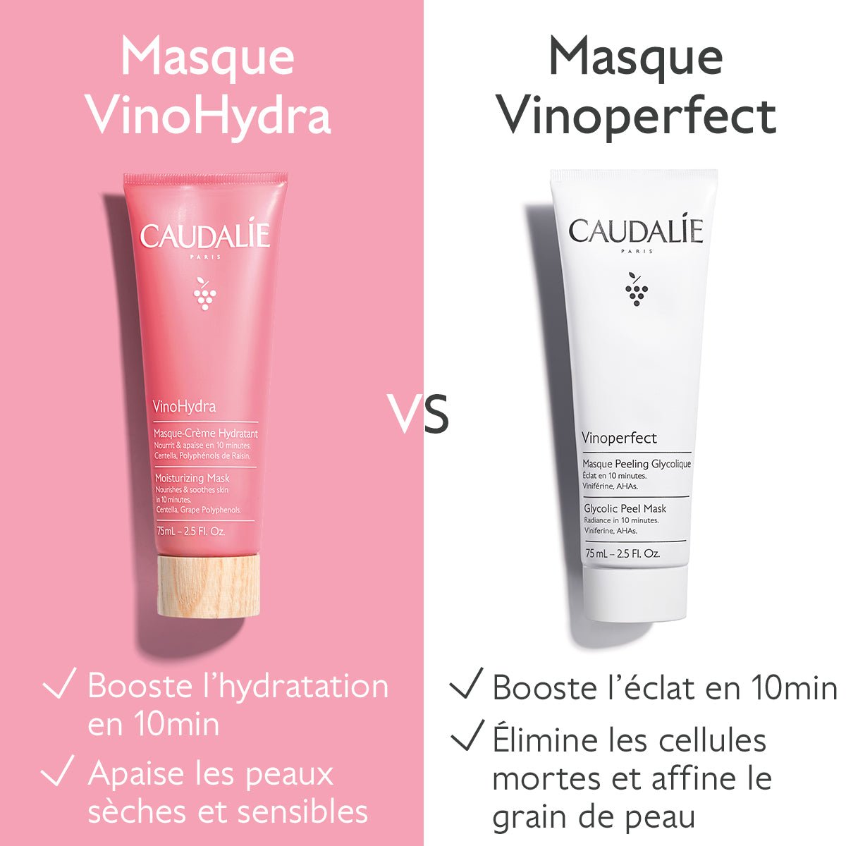 Caudalie VinoHydra Masque Crème Hydratant 75ml - La Grande Para